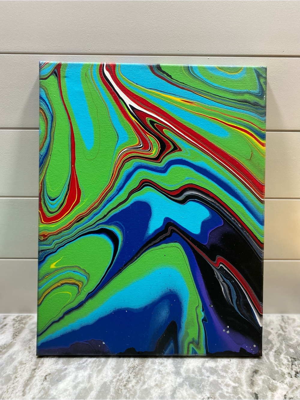 Colorful Abstract Canvas Art - Picture 3 of 4